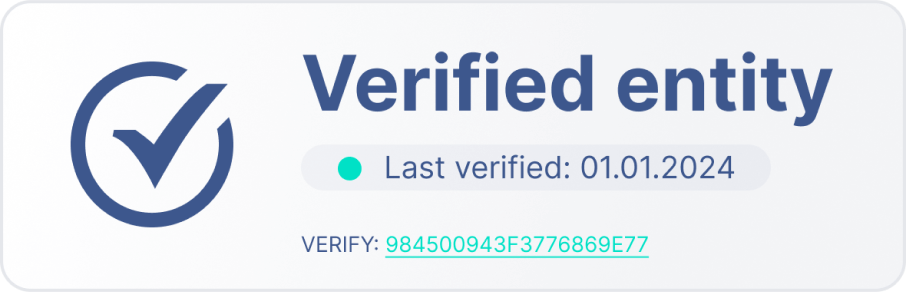 Illustrative LEI tag image